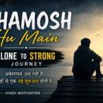 khamosh hu main hindi motivation alone to strong journey motivational story image